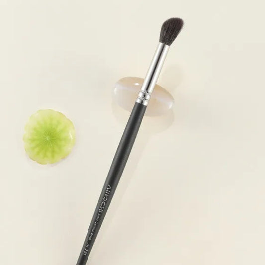 Professional makeup blending brush with angled tip 2