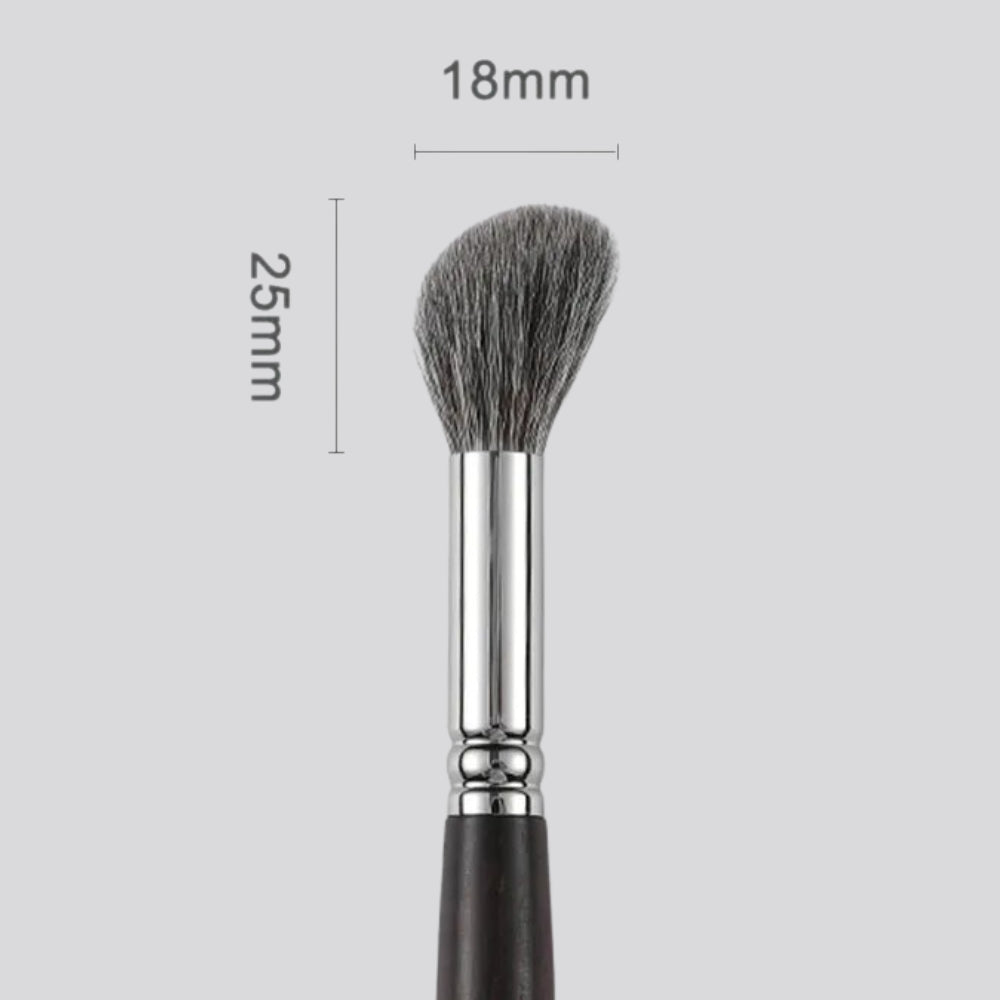 Professional angled makeup brush for highlighting 4