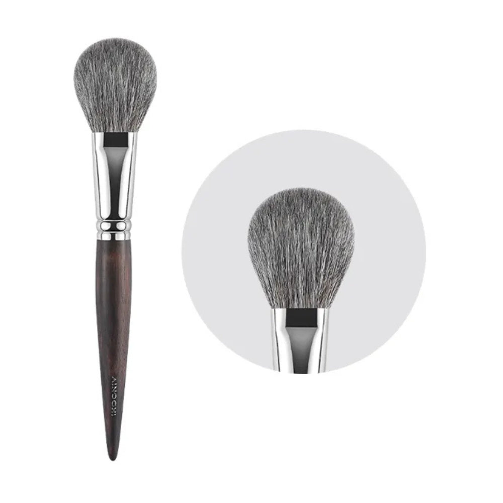 Round flat blush brush for seamless application 1