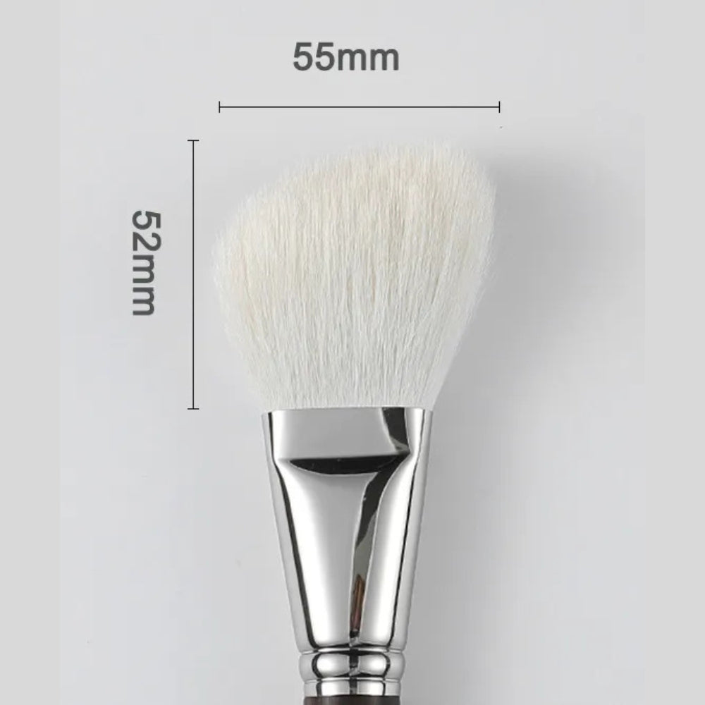 Angled powder brush for setting makeup 4