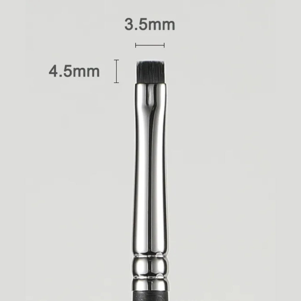 Precision flat brush for gel, cream, and powder eyeliner 5