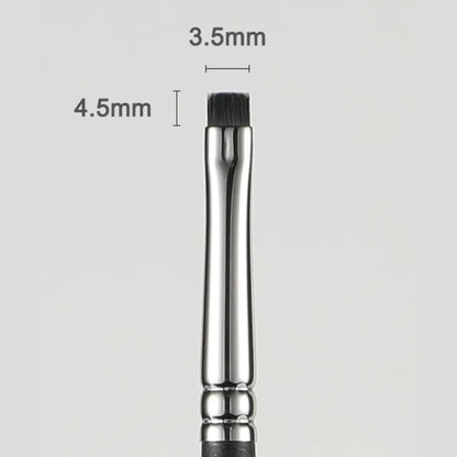 Precision flat brush for gel, cream, and powder eyeliner 5