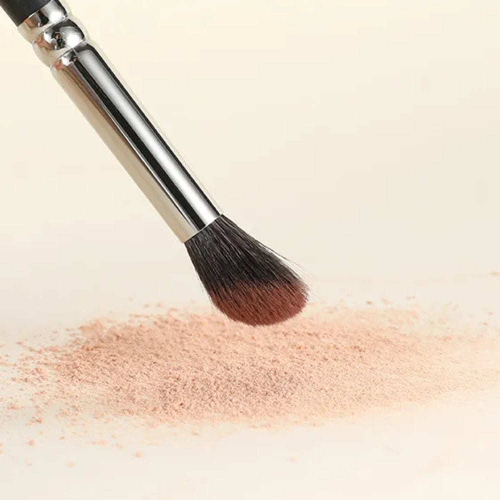 Professional makeup blending brush with angled tip 4