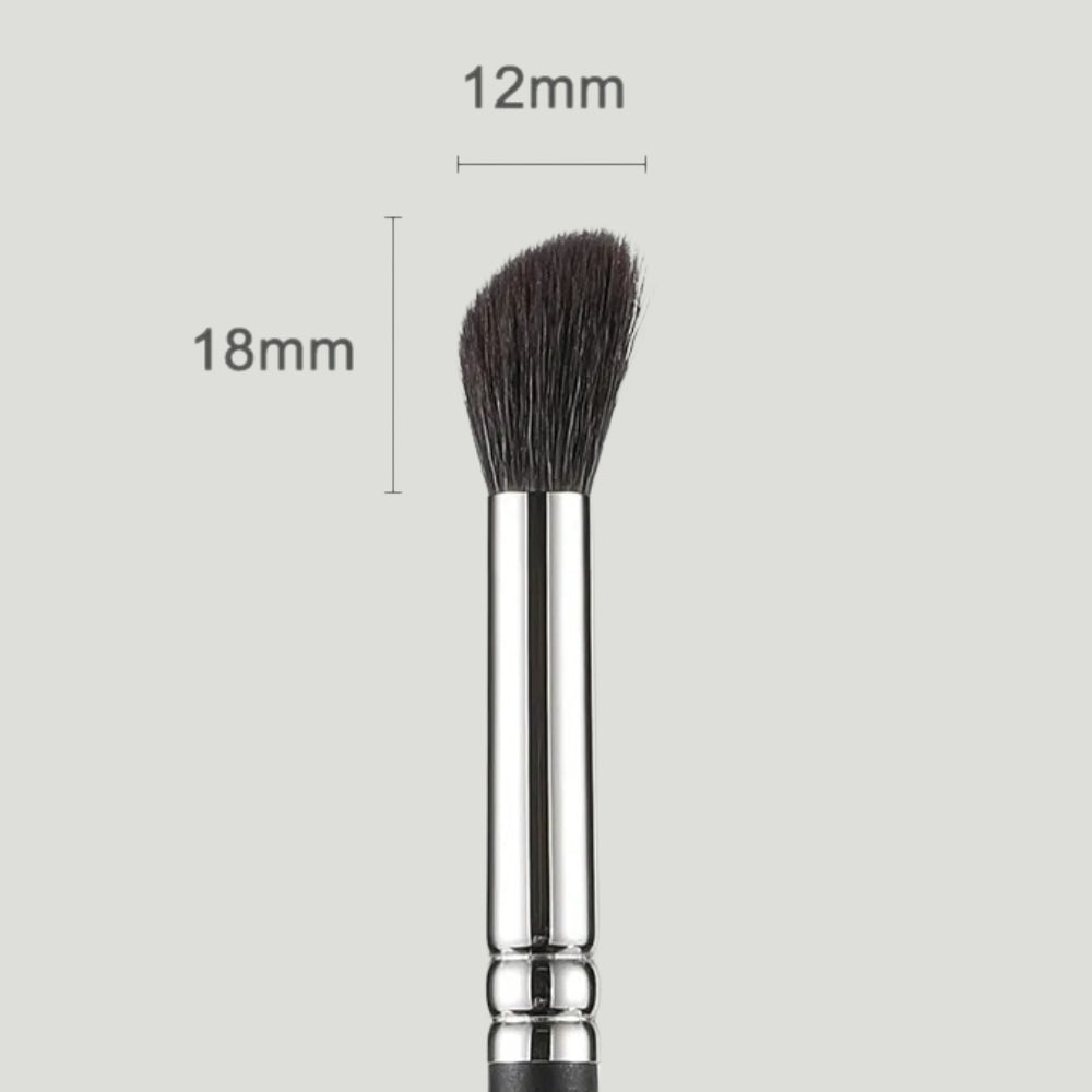 Professional makeup blending brush with angled tip 5