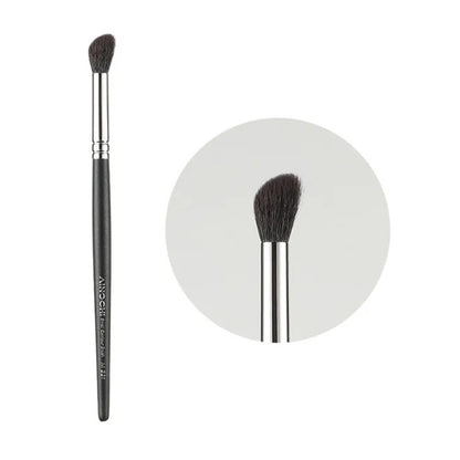 Professional makeup blending brush with angled tip 1