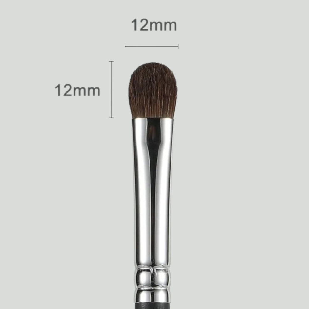 Professional makeup blending brush with ultra-soft pony hair bristles 5