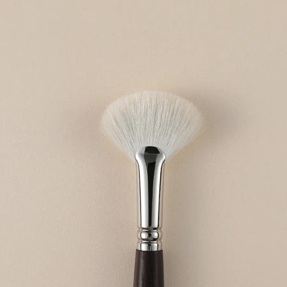 Ultra-soft goat hair highlighter brush for flawless blending 2