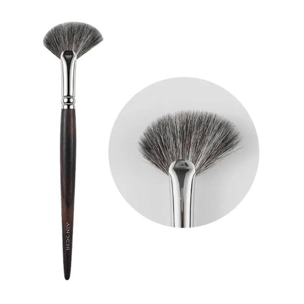 Professional makeup brush for highlighter application 1