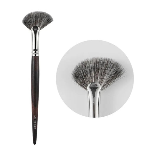 Professional makeup brush for highlighter application 1